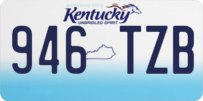 KY license plate 946TZB