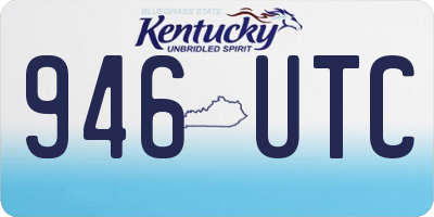 KY license plate 946UTC