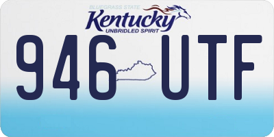 KY license plate 946UTF