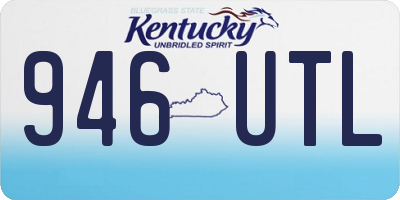 KY license plate 946UTL
