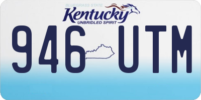 KY license plate 946UTM