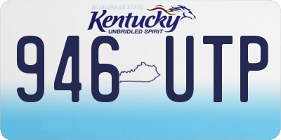 KY license plate 946UTP