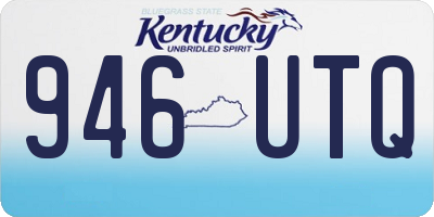 KY license plate 946UTQ