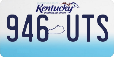 KY license plate 946UTS