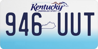 KY license plate 946UUT