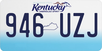 KY license plate 946UZJ