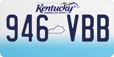 KY license plate 946VBB