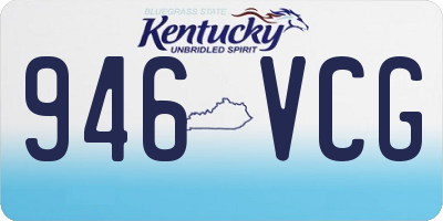 KY license plate 946VCG