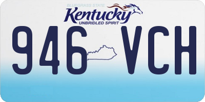 KY license plate 946VCH