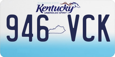 KY license plate 946VCK