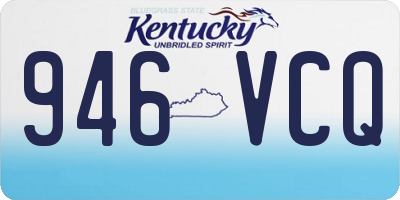 KY license plate 946VCQ