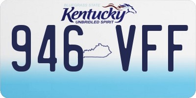 KY license plate 946VFF