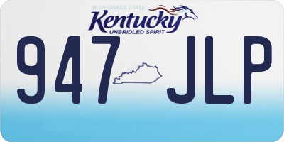 KY license plate 947JLP