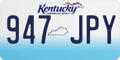 KY license plate 947JPY