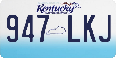 KY license plate 947LKJ