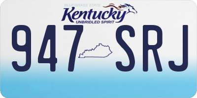 KY license plate 947SRJ