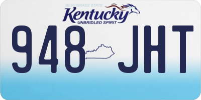 KY license plate 948JHT