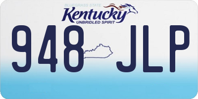KY license plate 948JLP