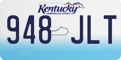 KY license plate 948JLT