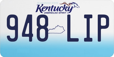 KY license plate 948LIP