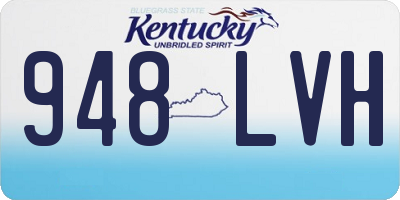 KY license plate 948LVH