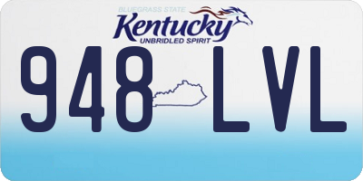 KY license plate 948LVL