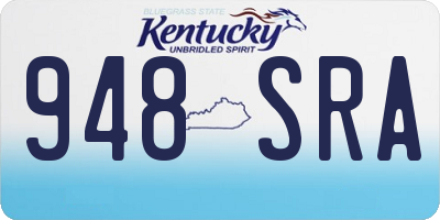 KY license plate 948SRA