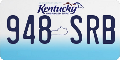 KY license plate 948SRB