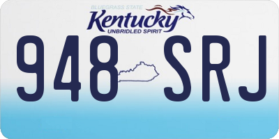 KY license plate 948SRJ