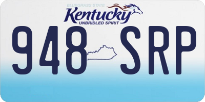 KY license plate 948SRP