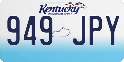 KY license plate 949JPY