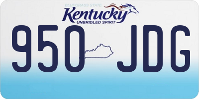 KY license plate 950JDG
