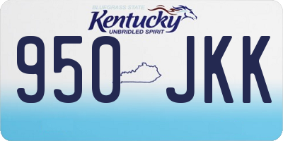 KY license plate 950JKK