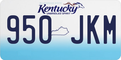 KY license plate 950JKM