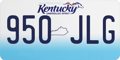 KY license plate 950JLG
