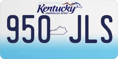 KY license plate 950JLS