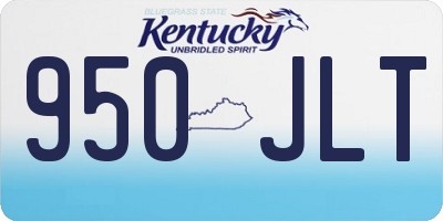 KY license plate 950JLT