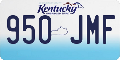KY license plate 950JMF