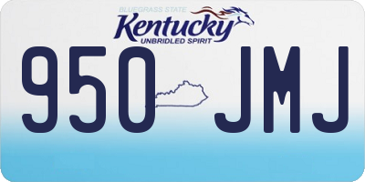 KY license plate 950JMJ