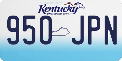 KY license plate 950JPN