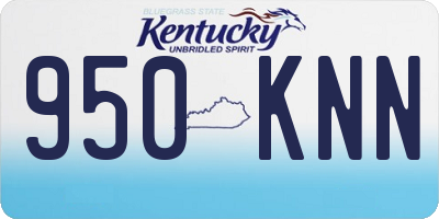 KY license plate 950KNN