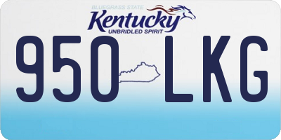 KY license plate 950LKG