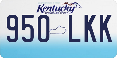 KY license plate 950LKK