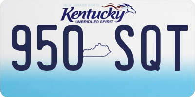KY license plate 950SQT