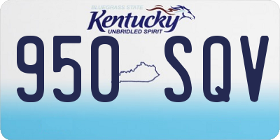 KY license plate 950SQV