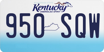 KY license plate 950SQW