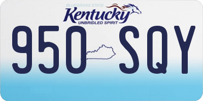 KY license plate 950SQY