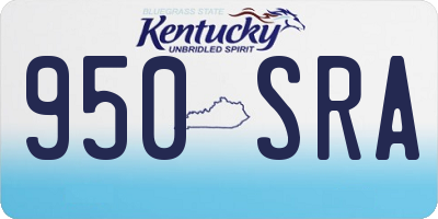 KY license plate 950SRA