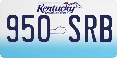 KY license plate 950SRB