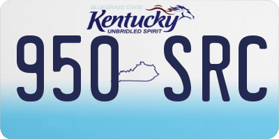 KY license plate 950SRC